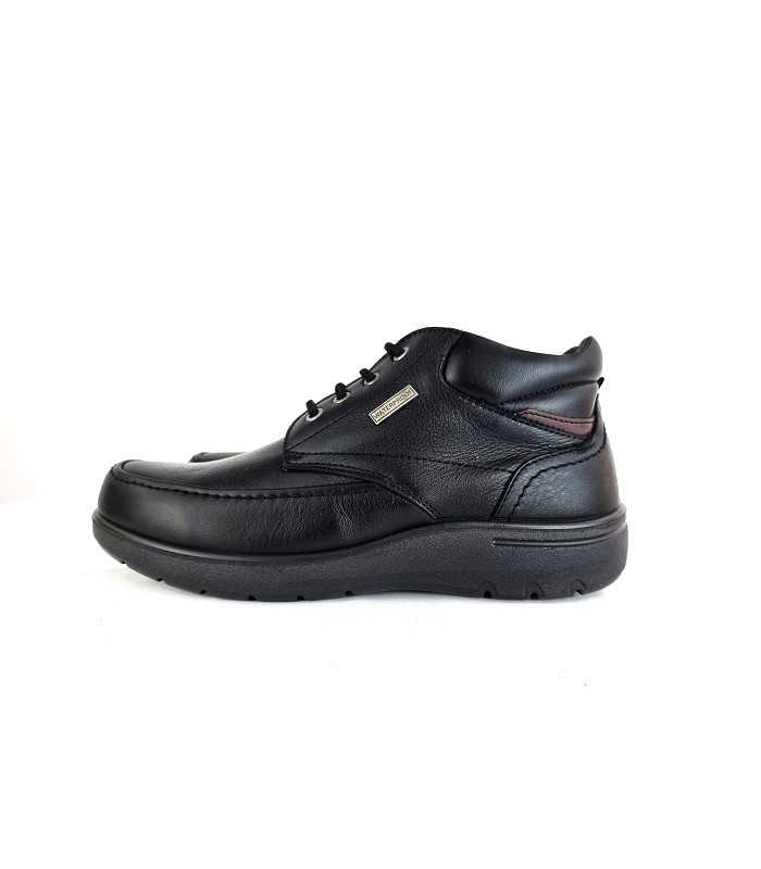 Botas impermeable piel negra de Luisetti