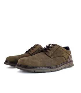 Zapatos hombre cordones beige verdoso de Notton