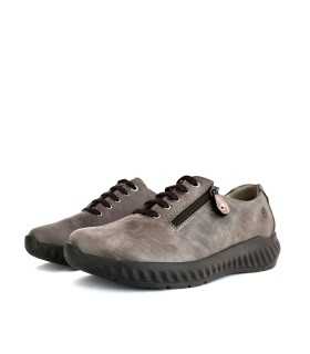 Zapatos deportivo topo reptil Ani Suave By Leyland - diseño medio perfil