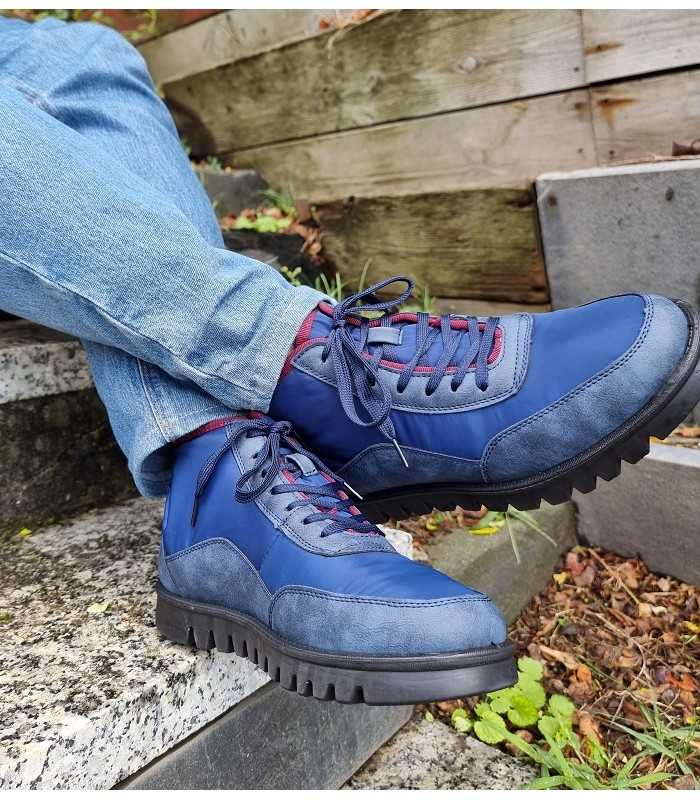Botin de hombre ligero y comodo azul de Mysoft