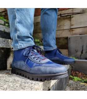 Botin de hombre ligero y comodo azul de Mysoft