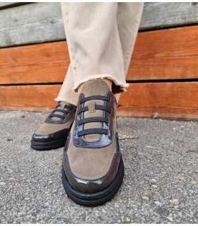 Zapato mujer modelo1054 empeine con elásticos de Notton
