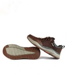 Zapatillas Benago relax fit waterproof de Skechers marron