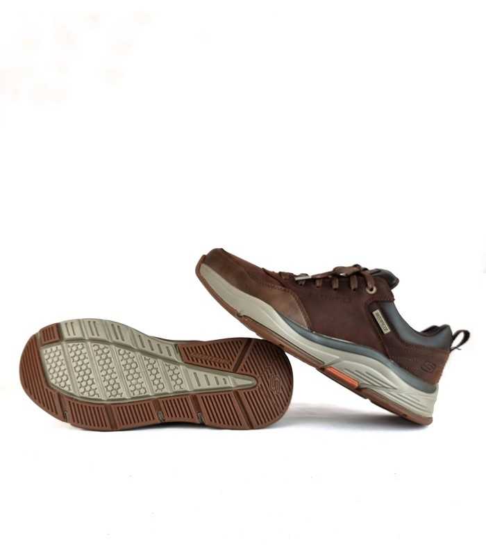 Zapatillas Benago relax fit waterproof de Skechers marron