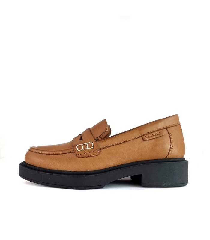 Foto de perfil:
Zapato mocasín mujer Carmela piel camel con piso track
