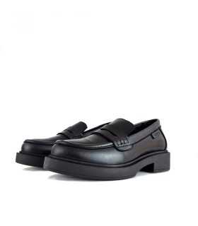 Zapato mocasin mujer piso track 16114601 de Carmela camel