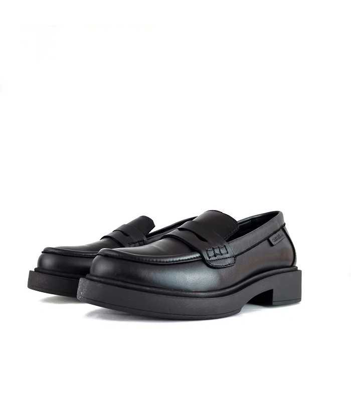 Zapato mocasin mujer piso track 16114601 de Carmela camel