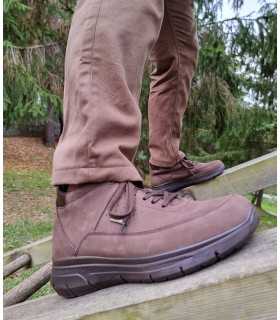 Bota hombre sport Dry confort piel marron de Luisetti