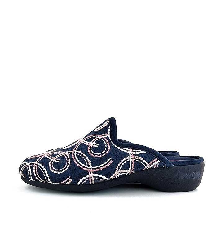 Zapatillas casa mujer Camila azul de Garrido Muro