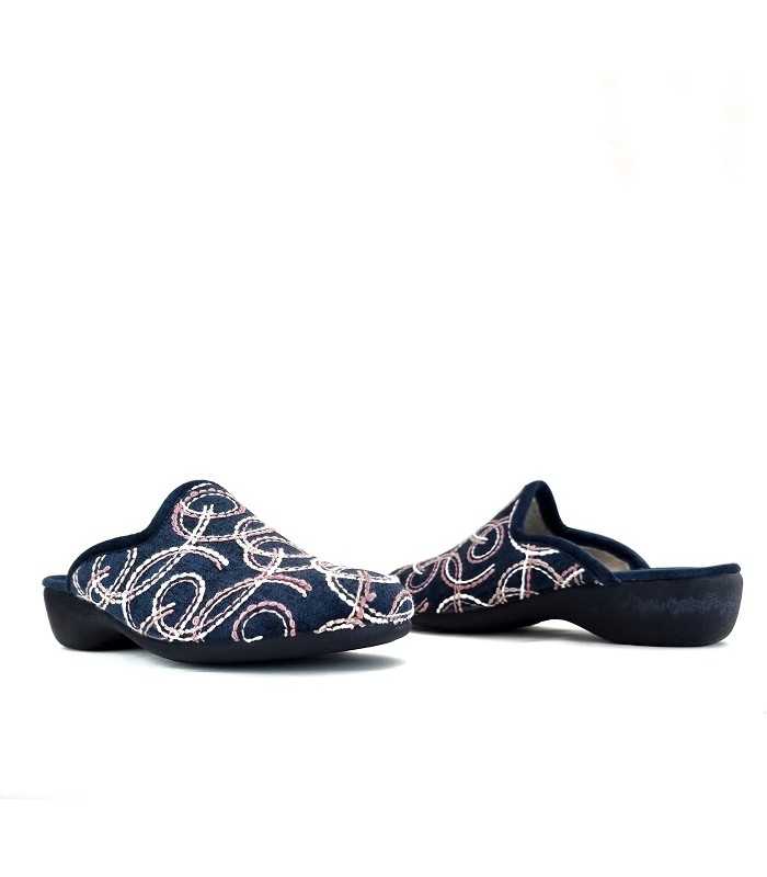 Zapatillas casa mujer Camila azul de Garrido Muro