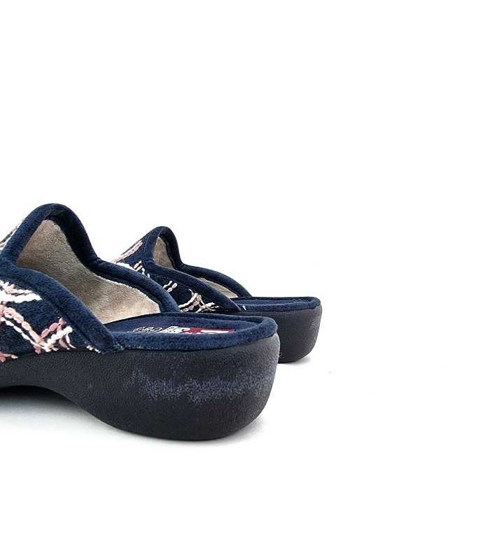 Zapatilla casa mujer Camila azul de Garrido Muro