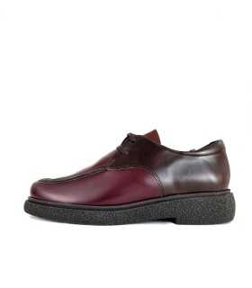Zapato piel mujer cordones comodo y elegante de Baerchi