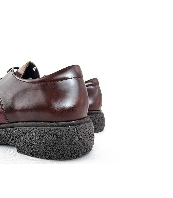 Zapato piel mujer cordones comodo y elegante de Baerchi