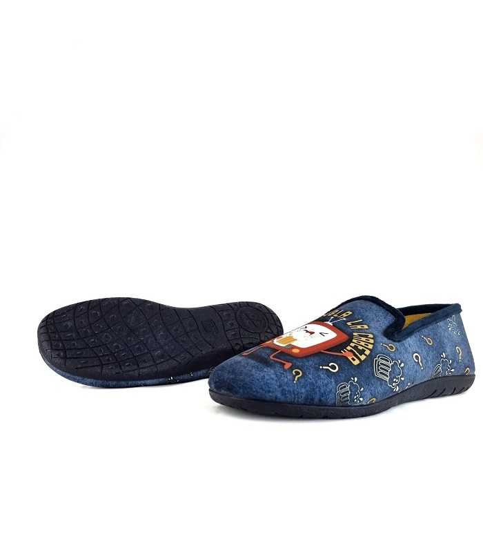 Detalle suela de goma zapatillas casa hombre – Cabrera