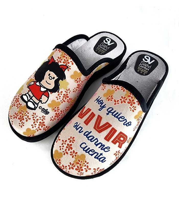 Detalle corte suave y forro aterciopelado zapatillas casa mujer – Salvi