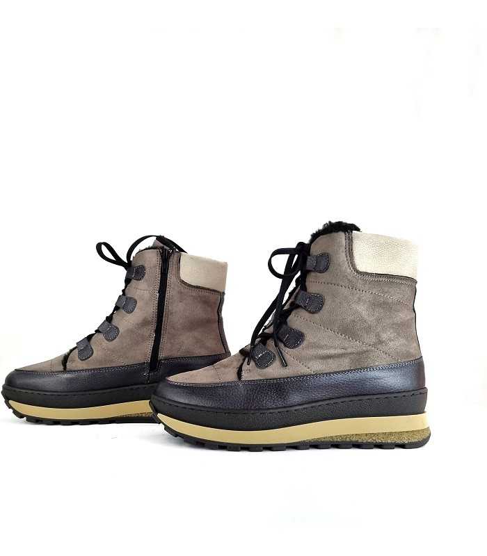 Botin mujer plataforma cuña Kitty 5 de Comfort Class taupe