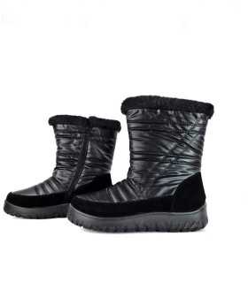 Botas mujer impermeable forro pelo ligera de Vicmart negra