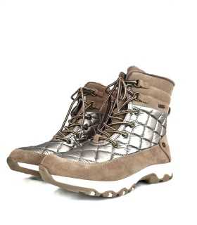 Bota mujer Coronel Tapioca con textil acolchado y membrana impermeable - diseño medio perfil