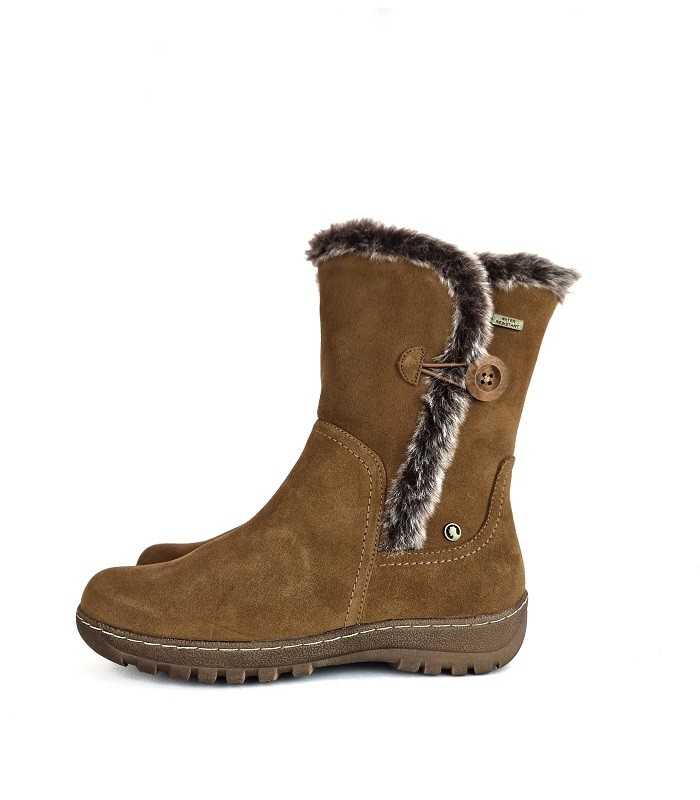 Bota resistente a la lluvia piel del Corornel Tapioca marron