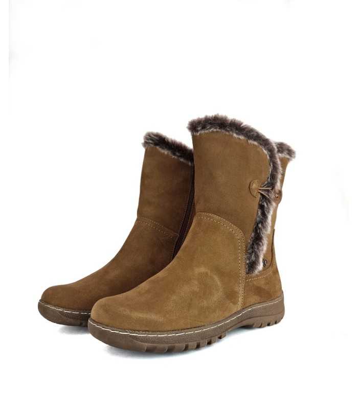 Bota resistente a la lluvia piel del Corornel Tapioca marron