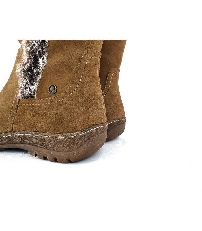 Bota resistente a la lluvia piel del Corornel Tapioca marron