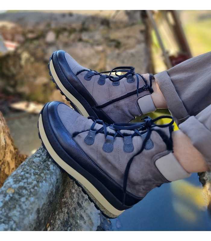Botin mujer plataforma cuña Kitty 5 de Comfort Class taupe