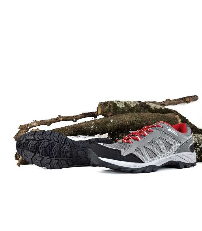 Zapatillas trekking hombre gris impermeable de Elementerre