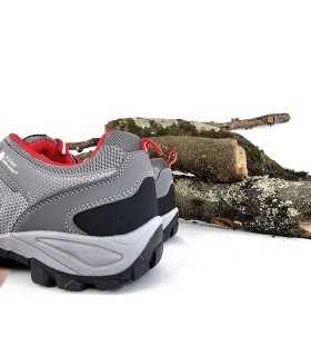 Zapatilla trekking hombre gris impermeable de Elementerre
