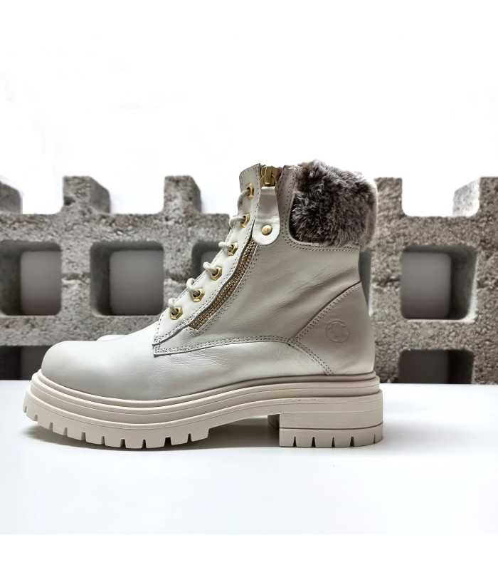 Bota mujer tipo Panama gris suave de Coroner Tapioca