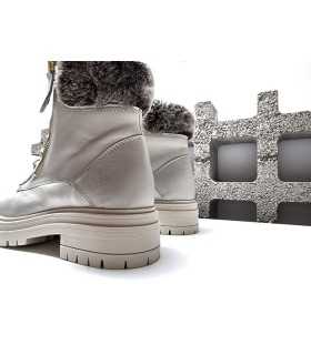Bota mujer tipo Panama gris suave de Coronel Tapioca