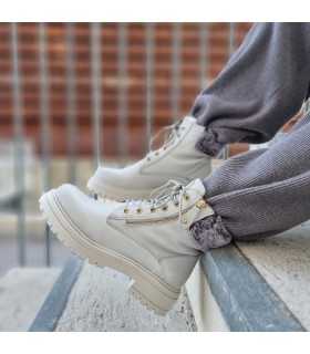 Botas mujer tipo Panama gris suave de Coronel Tapioca