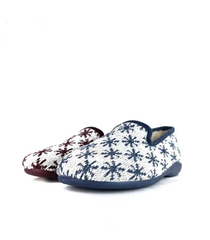 Zapatillas casa cerrada forro lana estrellas de Pelusin
