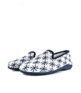 Zapatillas casa cerrada forro lana estrellas de Pelusin