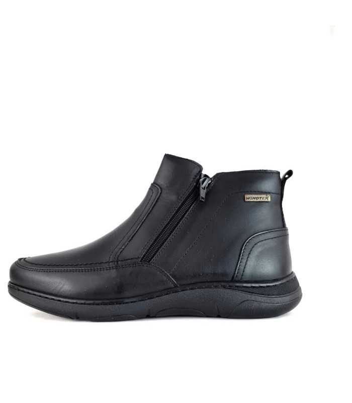 Botines hombre piel negro membrana impermeable de Zen