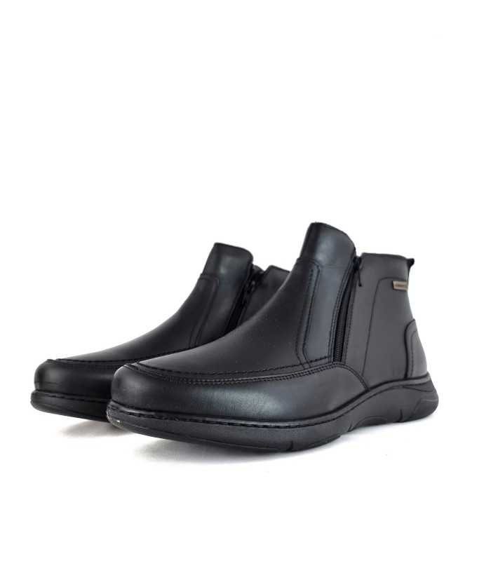 Botines hombre piel negro membrana impermeable de Zen
