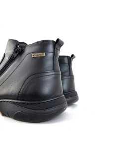 Botines hombre piel negro membrana impermeable de Zen