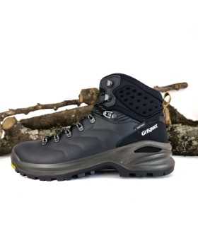 Botas de trekking Dakar V44 negra de Grisport de piel con membrana Gritex