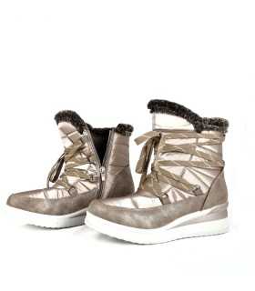 Botin mujer 23M570 cuña ligero de Mysoft taupe