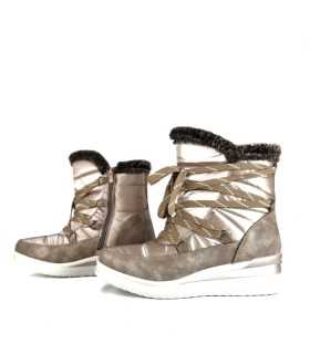Botin mujer 23M570 cuña ligero de Mysoft taupe