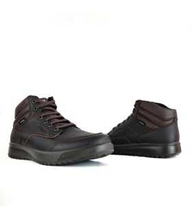 Botas piel marron membrana impermeable de Grisport para hombre