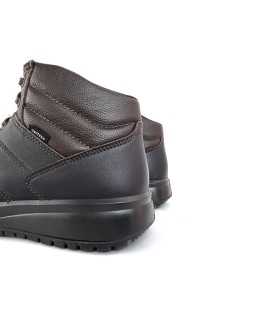 Bota piel marron membrana impermeable de Grisport para hombre