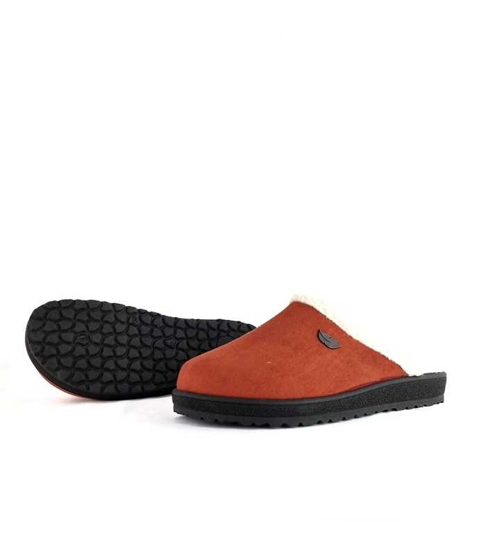 Suela de goma flexible y antideslizante de la zapatillas zueco Plumaflex