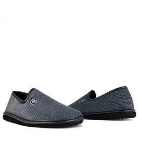 Zapatilla casa hombre ligera descalza azul de Gomus
