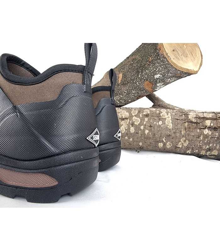 tasera de los botines impermeables de hombre
