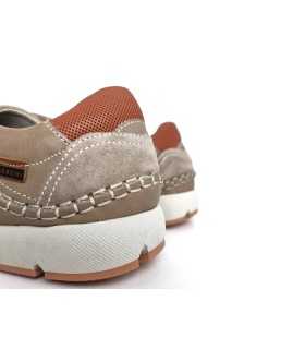 trasera zapato beige piel hombre Baerchi verano