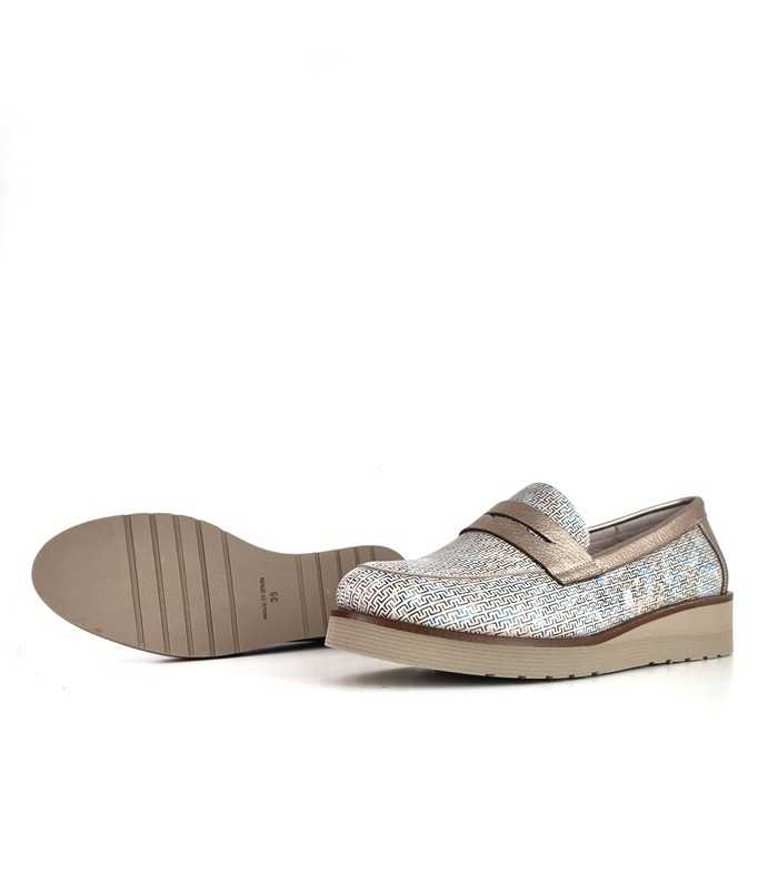 suela mocasínes cuña Noelia