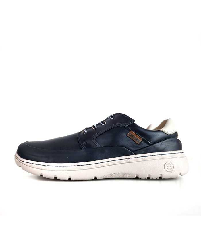 Vista lateral del zapato Baerchi con suela de caucho antideslizante.