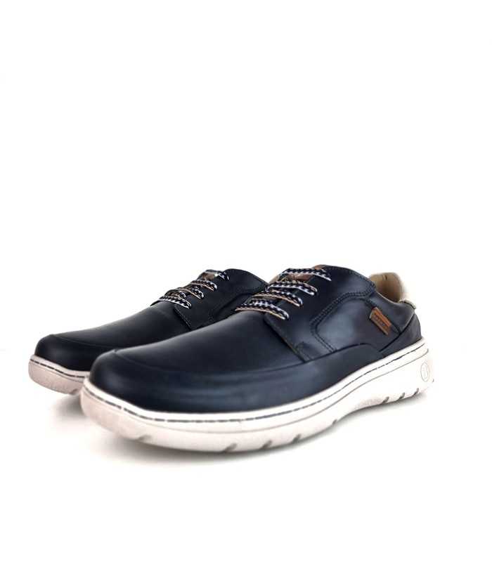 Zapato casual ultra ligero Adam de Baerchi en piel de vacuno, vista semi lateral