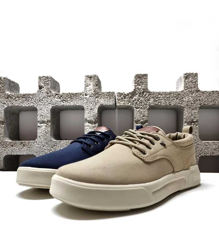 Zapatilla hombre textil Niagra de Yumas azul o arena