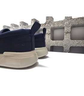 Zapatilla hombre textil Niagra de Yumas azul
